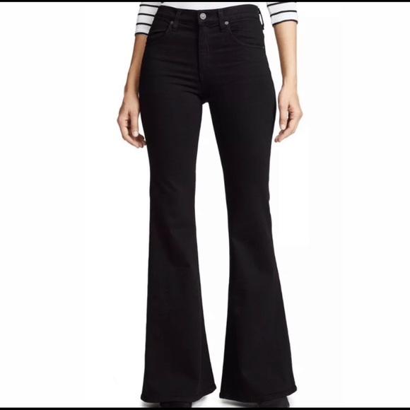Citizens Of Humanity Denim - Citizens of Humanity Black Bootcut Flare Jeans